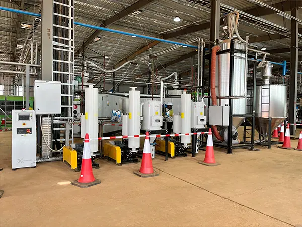 Central feeding system project for extrusion molding industry in Tanzania, Africa