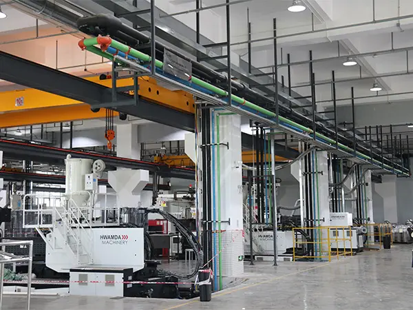 Central feeding and water supply system project for an internationally renowned trash can company