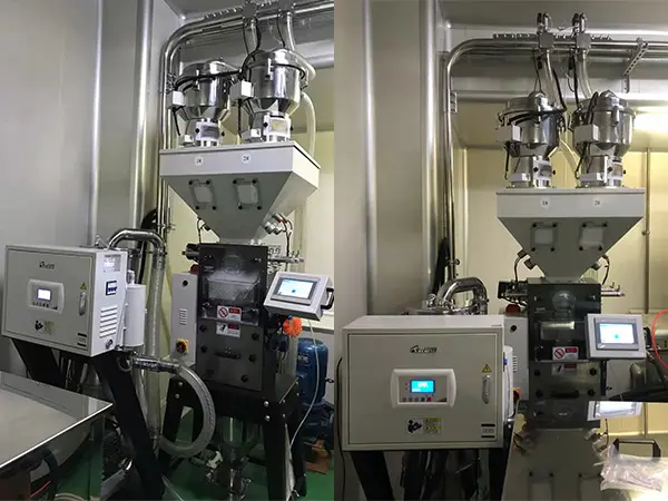 Central batching system for pharmaceutical packaging materials